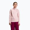 Rossignol Girl Warm Stretch powder pink children's ski sweatshirt