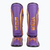Venum Elite Standup Shin Guards tibia and foot protectors dark purple