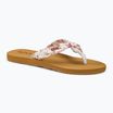 ROXY Paia V women's flip flops white/crazy pink print
