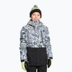 Children's snowboard jacket Quiksilver Mission Printed Block heritage scribble black