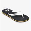 Men's Quiksilver Molokai black rasta flip flops