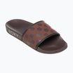 Women's ROXY Slippy IV brown combo flip-flops