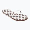 ROXY Portofino III women's flip flops dc light brown/white