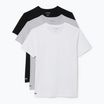 Men's T-shirt Lacoste TH9010 3-pak white/silver chine/black