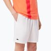 Lacoste men's tennis shorts GH7413 white/mango tree red