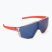 Julbo Fury Mini Spectron 3 shiny translucide/translucide gray/matt fluo orange children's cycling goggles