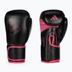 adidas Hybrid 80 boxing gloves black/pink ADIH80