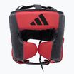 adidas Combat 50 HG boxing helmet black/red