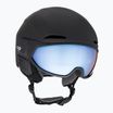 Alpina Oro QV Mips ski helmet black matt/ice blue