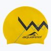 AquaFeel Zig Zag yellow swimming cap