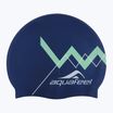 AquaFeel Zig Zag blue swimming cap