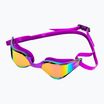 AquaFeel Ultra Cut Mirror swim goggles lilac/gold