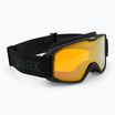 UVEX Elemnt FM ski goggles black matt/mirror green clear lasergold lite