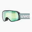 UVEX Xcitd CV ski goggles black matt/mirror opal yellow