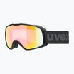 UVEX ski goggles Xcitd V black matt/mirror rainbow clear