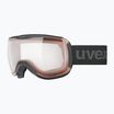 Ski goggles UVEX Downhill 2100 V black matt/mirror red clear