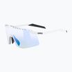 UVEX Pace Stage V white matt/mirror blue sunglasses