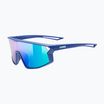 UVEX children's sunglasses Skyryse Jr blue matt/mirror green
