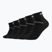 Skechers Mesh Ventilation Quarter socks 5 pairs black