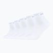 Skechers Mesh Ventilation Quarter 5 pairs white/white socks