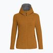 Women's trekking sweatshirt Salewa Sarner 2L Wool Fz Hoody golden brown