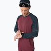 Men's DYNAFIT Alpine Pro burgundy running longsleeve