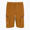 Men's trekking shorts Salewa Puez DST Cargo golden brown