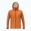 Salewa men's rain jacket Puez Aqua 4 PTX 2.5L burnt orange