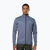 Salewa men's trekking sweatshirt Puez Waffle Hyb PL HD java blue