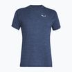 Men's Salewa Puez Melange Dry t-shirt dark java blue melange
