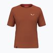 Men's Salewa Pedroc Dry Hyb bombay brown trekking shirt