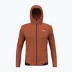 Men's trekking sweatshirt Salewa Pedroc PL Hooded bombay brown