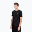 Men's Alpha Industries Basic Small Logo T-shirt black/neon orange