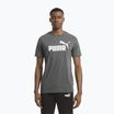 Men's PUMA Essentials Heather Tee puma black