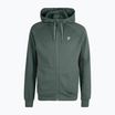 FILA men's Romulus Hooded Track sweatshirt dark forest/black