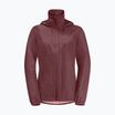 Jack Wolfskin Stormy Point 2L women's rain jacket red ochre