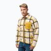 Jack Wolfskin men's fleece sweatshirt Felslicht Check panna cotta