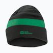 Children's winter hat Jack Wolfskin Stripy Knit slate green/mystic
