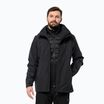 Jack Wolfskin men's rain jacket Feldberg Luntal 3in1 black