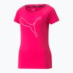 Women's training T-shirt PUMA Train Favorite Jersey Cat pink 522420 64