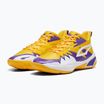 PUMA Genetics yellow sizzle/puma white basketball shoes