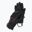 ZIENER Children's Ski Gloves Luro Aquashield PR black/orange pop