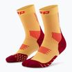 CEP Women's Compression Socks Run Mid Cut 5.0 marigold/burgundy