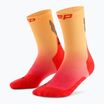CEP men's compression socks Run Edt. Gradient Mid Cut Compression 5.0 red/marigold fade