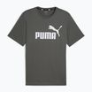 Men's PUMA Es Logo Tee (S) mineral gray T-shirt