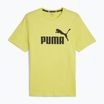 Men's PUMA Es Logo Tee (S) lime sheen T-shirt