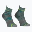Men's trekking socks ORTOVOX Alpine Light Quarter grey 5489100003