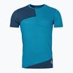 Men's ORTOVOX 120 Tec mountain blue trekking shirt
