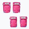 Globber Toddler deep pink/flowers baby protector set