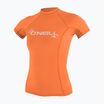 Women's swim shirt O'Neill Basic Skins Rash Guard light grapefruit